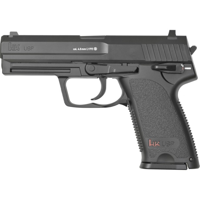Пистолет пневматический UMAREX HECKLER & KOCH USP черный с черной рукояткой 5.8100