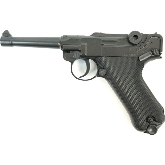 Пистолет пневматический UMAREX Р.08 калибр 4,5мм (метал, черный, blowback, ВВ) 5.8142