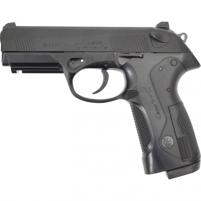 Пистолет пневматический UMAREX BERETTA Px4 STORM черный с черными пластиковыми накладками 5.8078