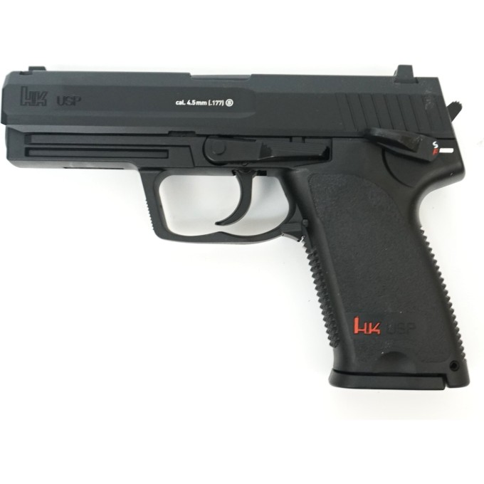 Пистолет пневматический UMAREX HECKLER & KOCH USP черный с черной рукояткой 5.8100